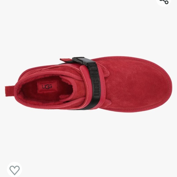 UGG Men's Neumel Snapback Chukka Boot Samba Red shearling fur men's size 11 new! - Picture 7 of 12